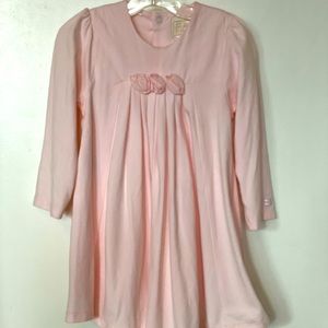 Emile et Rose Pink Dress with Rose Detail Size 23m